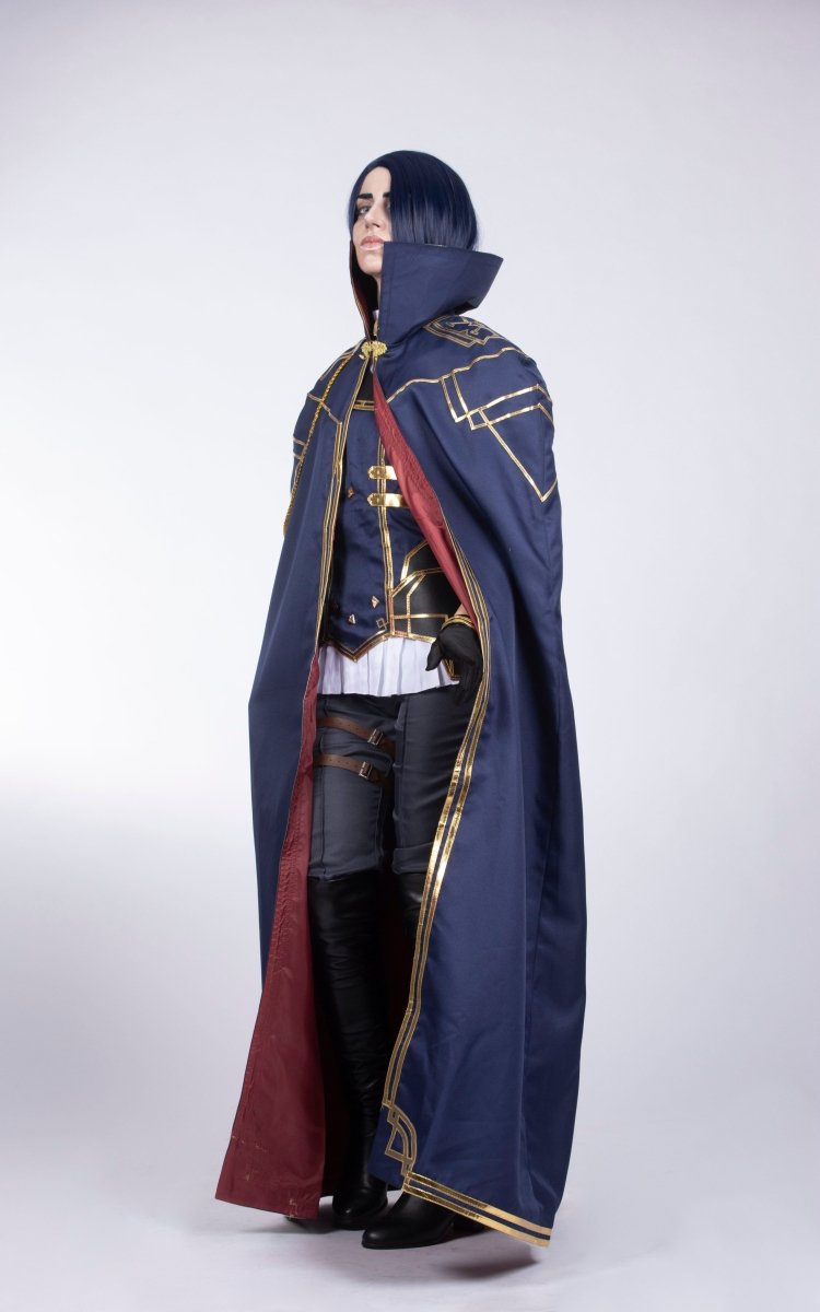 Arcane Caitlyn Kiramman Blue Cape Cosplay - Cosparty