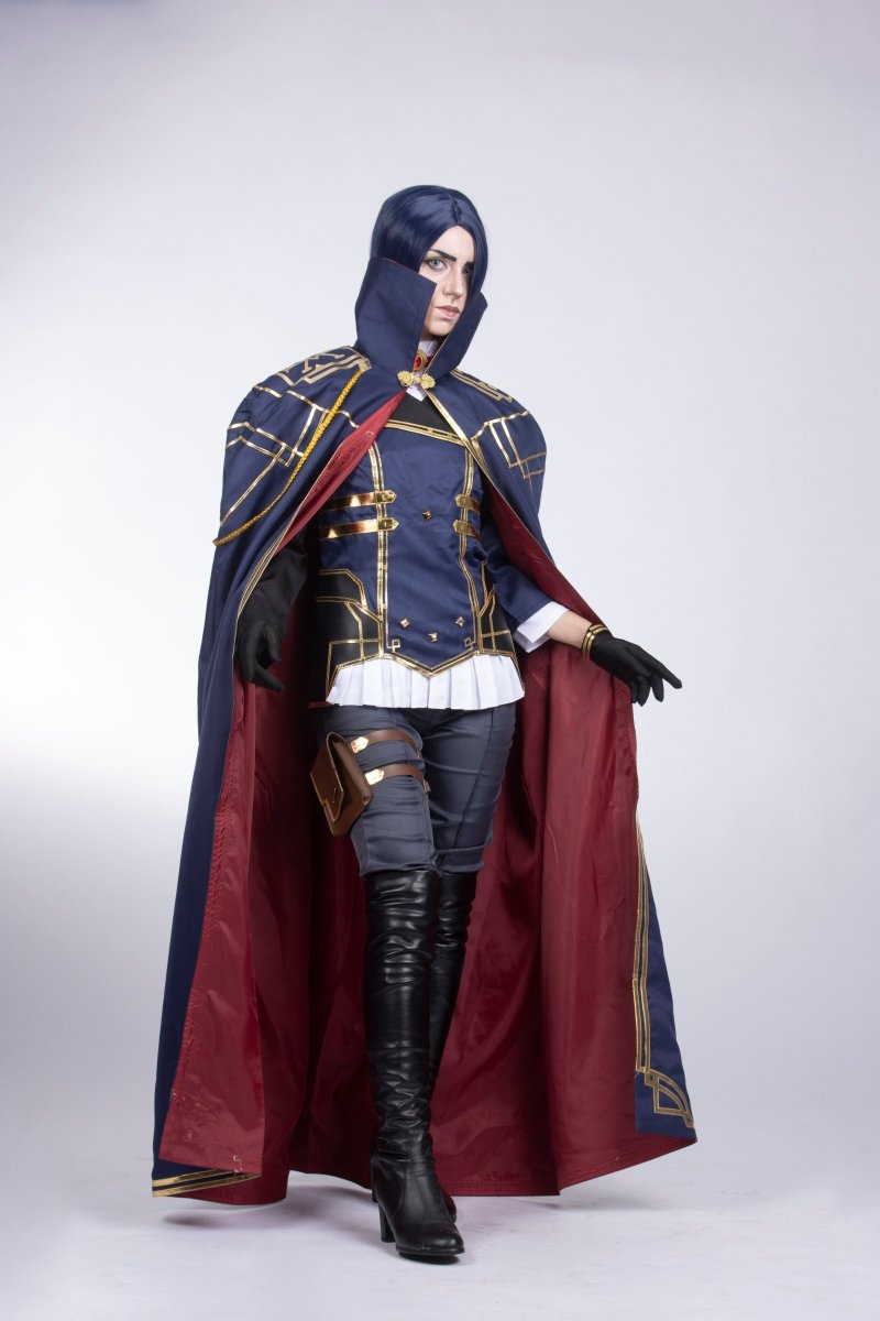 Arcane Caitlyn Kiramman Blue Cape Cosplay - Cosparty