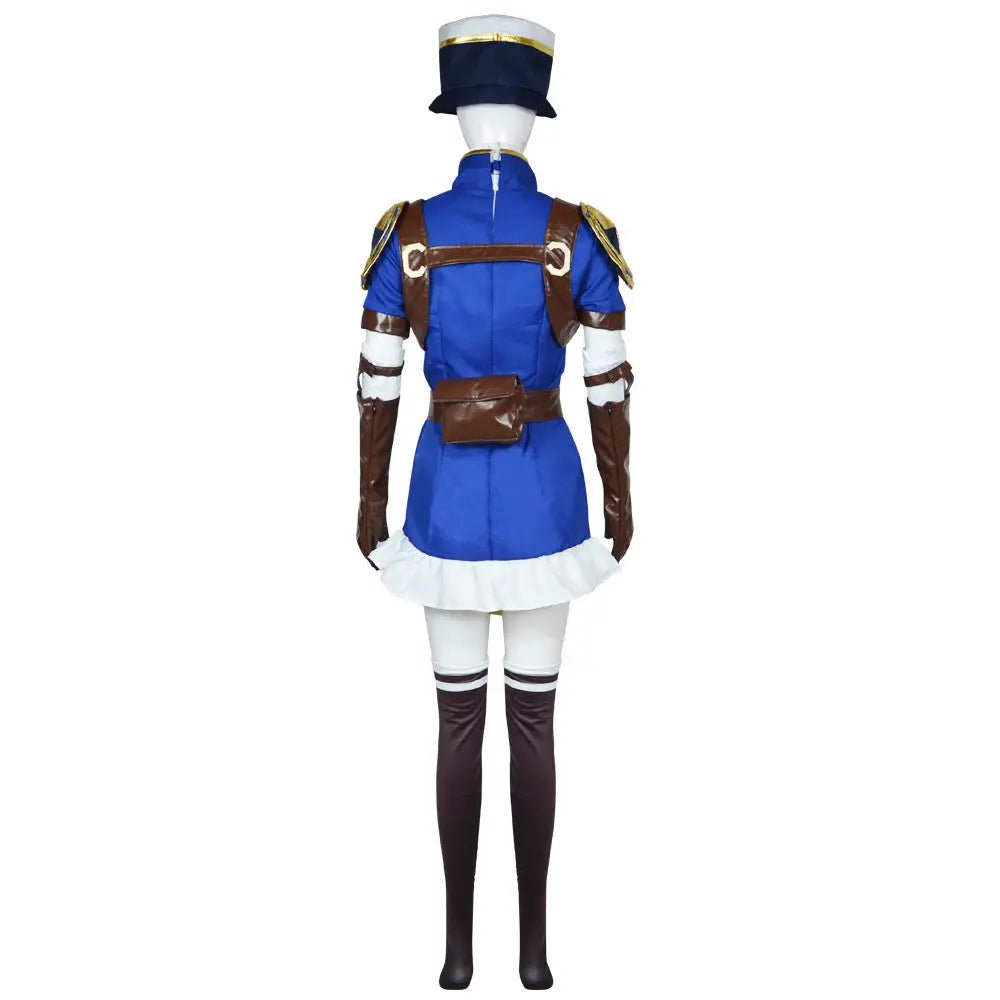 Arcane Season 1 Caitlyn Kiramman Cosplay Costume Set - Cosparty