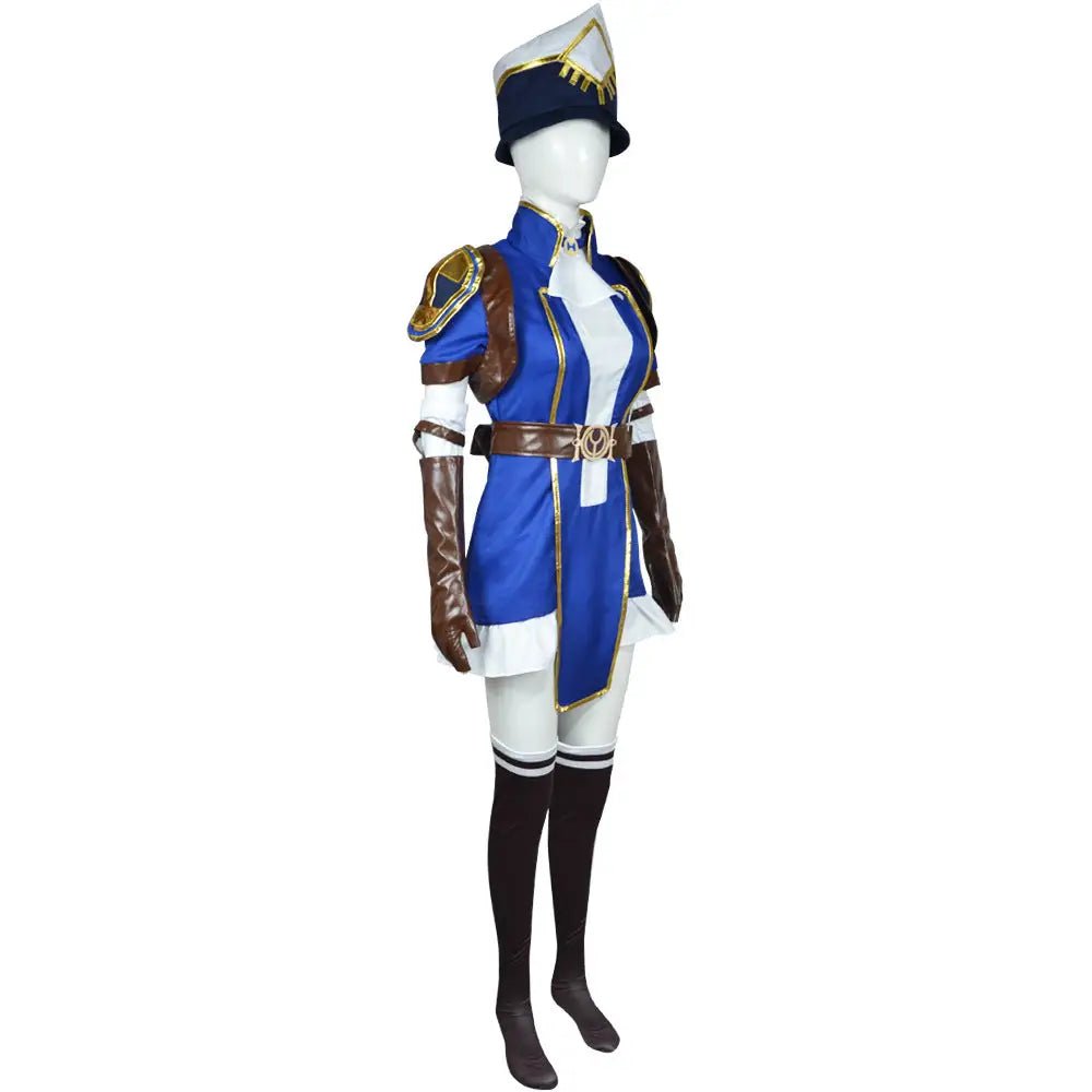 Arcane Season 1 Caitlyn Kiramman Cosplay Costume Set - Cosparty