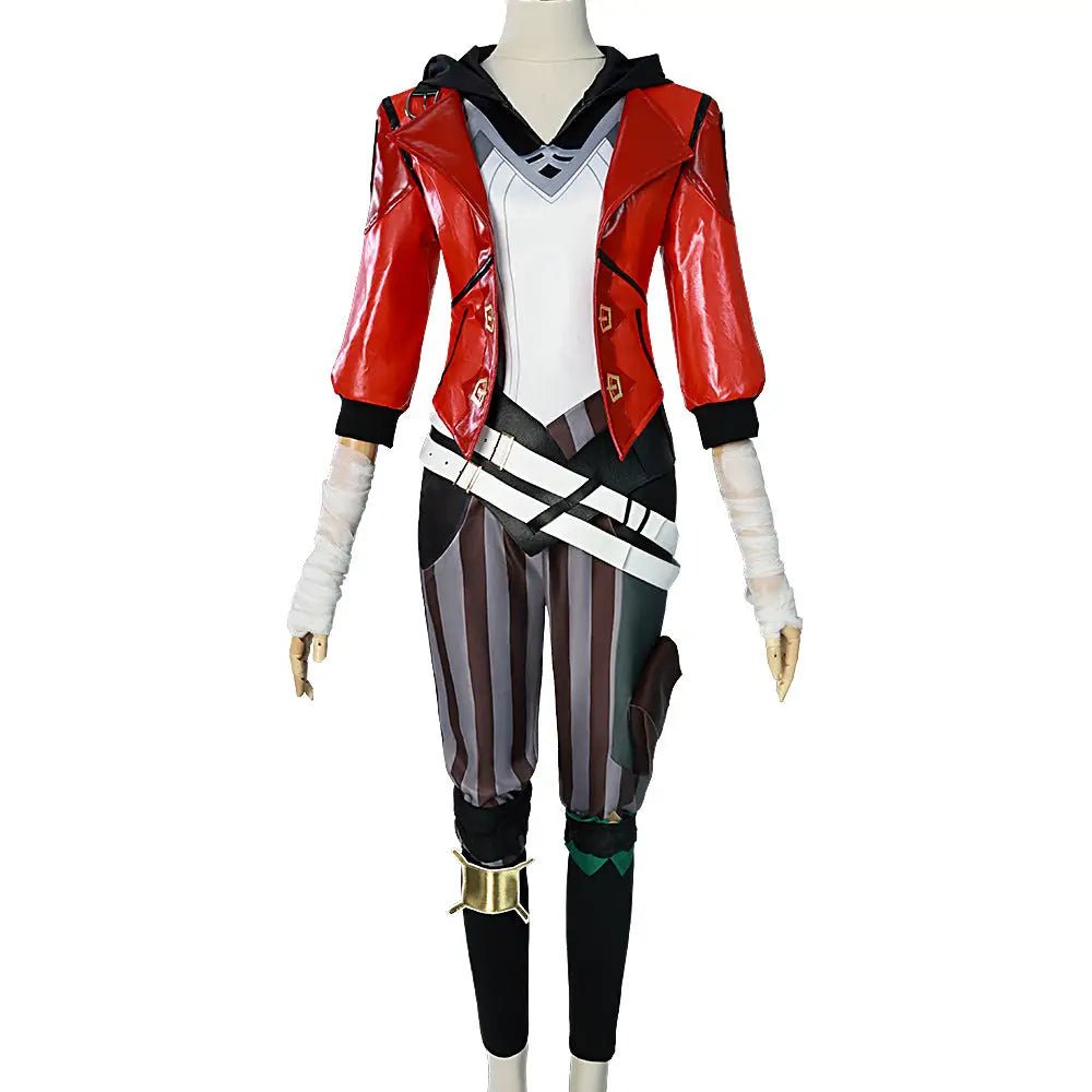 Arcane Season 1 Vi Cosplay Costume - Cosparty