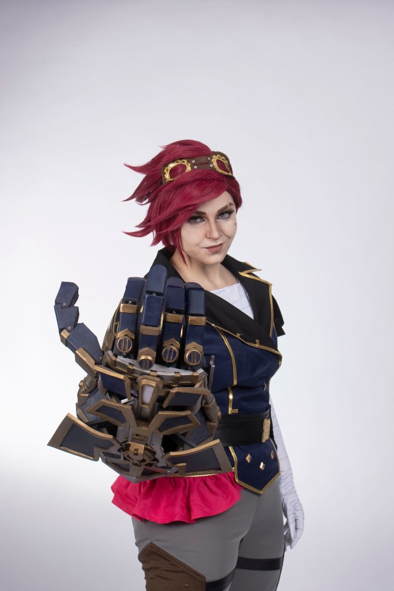 Arcane Season 2 Enforcer Caitlyn Kiramman and Vi Cosplay Costume - Cosparty