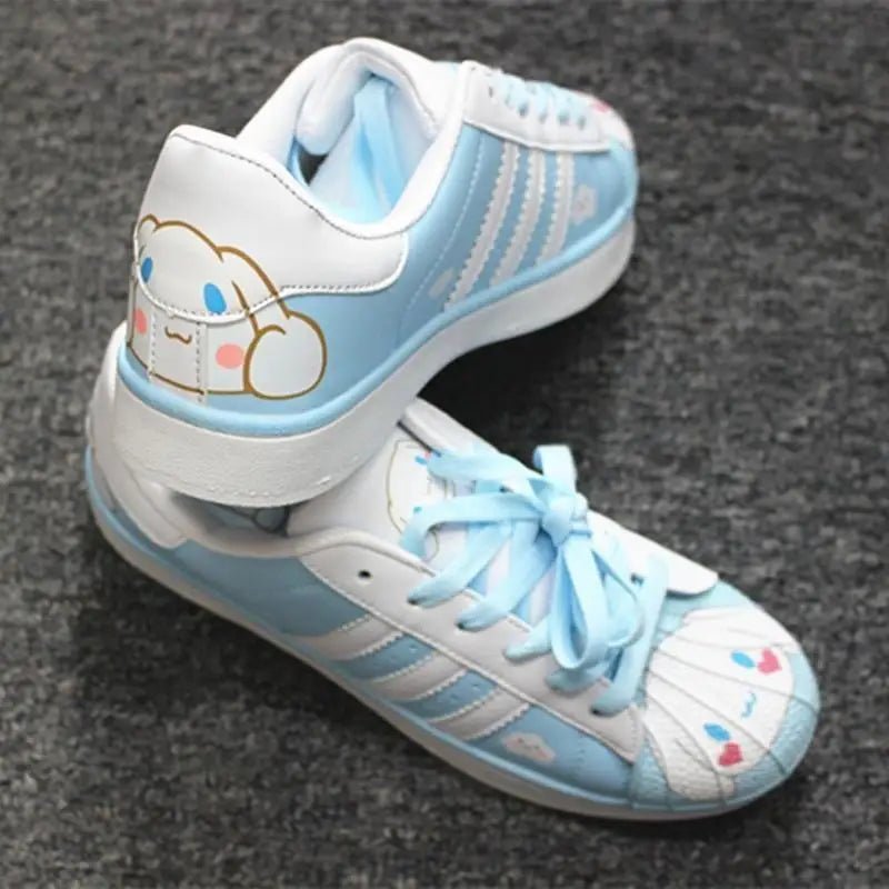 Artisan Crafted Blue Cinnamoroll Inspired Athletic Sneakers - Cosparty