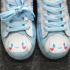 Artisan Crafted Blue Cinnamoroll Inspired Athletic Sneakers - Cosparty