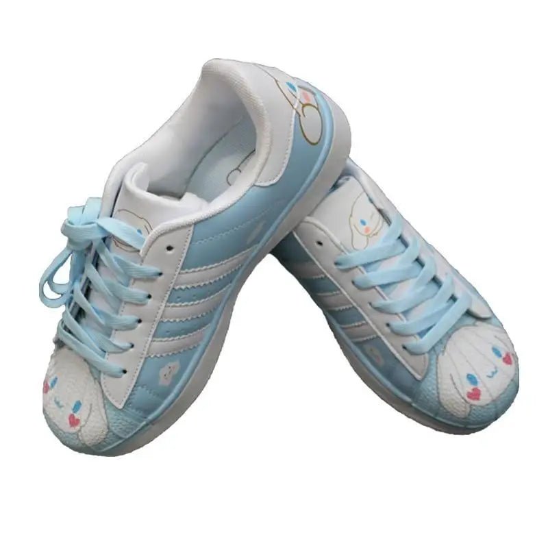 Artisan Crafted Blue Cinnamoroll Inspired Athletic Sneakers - Cosparty