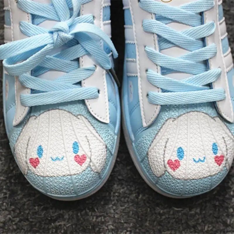 Artisan Crafted Blue Cinnamoroll Inspired Athletic Sneakers - Cosparty