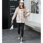 Avocado Teddy Bear Windbreaker Coat for Spring and Fall - Cosparty