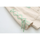 Avocado Teddy Bear Windbreaker Coat for Spring and Fall - Cosparty