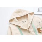 Avocado Teddy Bear Windbreaker Coat for Spring and Fall - coat