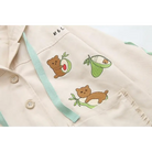 Avocado Teddy Bear Windbreaker Coat for Spring and Fall - coat