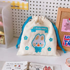Baby Bear and Bunny Corduroy Drawstring Bags for Cute Belongings - Cosparty