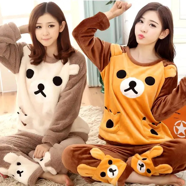 Baby Bear Pajamas with Plush Paw Pockets and Summer Sets - Pajamas