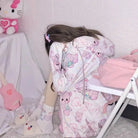 Baby Bear Windbreaker Jacket in Pastel Colors for Kawaii Lovers - Cosparty