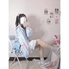 Baby Bear Windbreaker Jacket in Pastel Colors for Kawaii Lovers - Cosparty