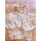Baby Bear Windbreaker Jacket in Pastel Colors for Kawaii Lovers - Cosparty