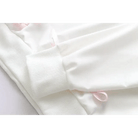 Baby Blue Narwhal Hoodie with Corset Lace - Up Ties - Cosparty