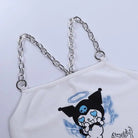 Baby Kuromi Crop Top with Chain Straps for Edgy Little Ones - Cosparty