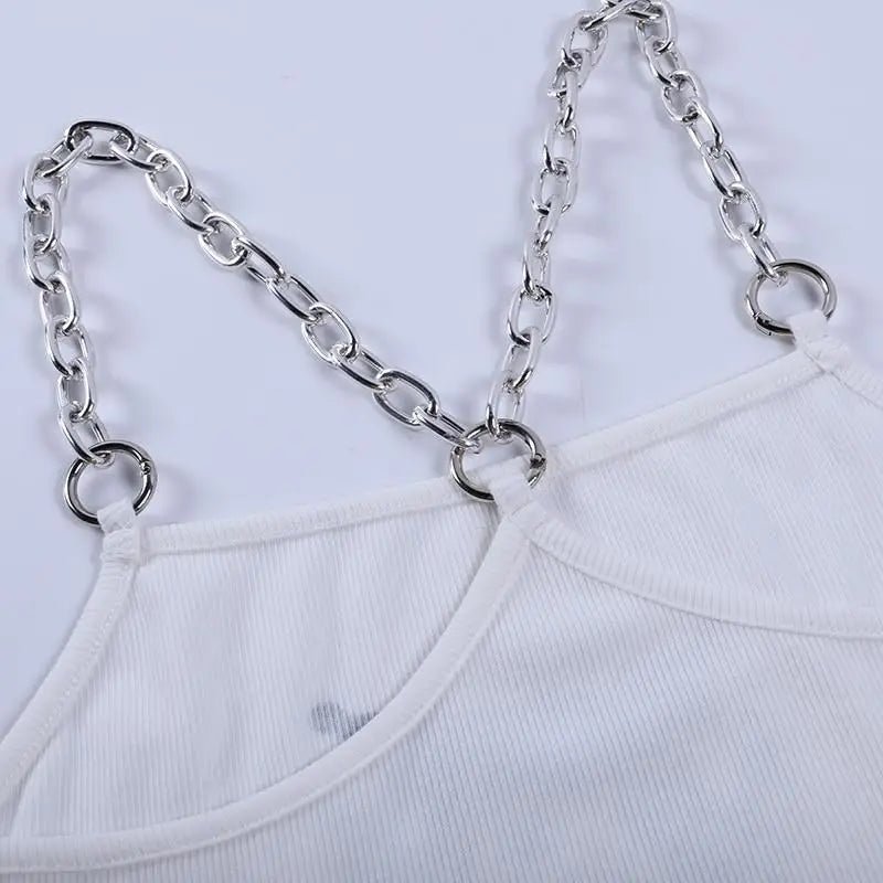 Baby Kuromi Crop Top with Chain Straps for Edgy Little Ones - Cosparty