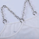 Baby Kuromi Crop Top with Chain Straps for Edgy Little Ones - Cosparty