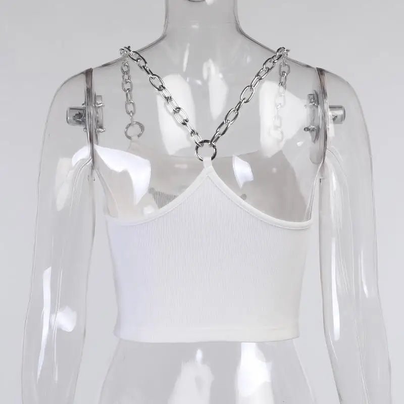 Baby Kuromi Crop Top with Chain Straps for Edgy Little Ones - Cosparty