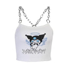 Baby Kuromi Crop Top with Chain Straps for Edgy Little Ones - Cosparty