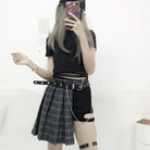 Badass Punk Rock Skirt for Cosparty Style - Cosparty