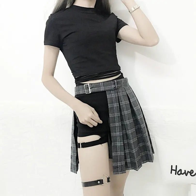 Badass Punk Rock Skirt for Cosparty Style - Cosparty