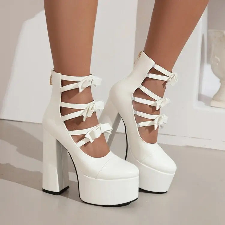 Baddie babydoll heels - footwear - girly - heels - high heel