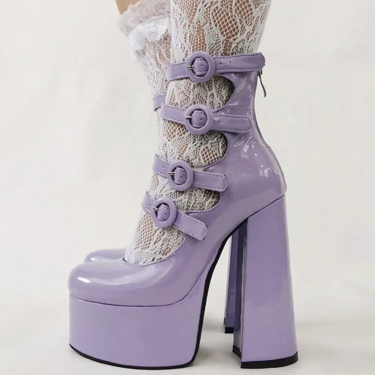 Baddie babydoll heels - footwear - girly - heels - high heel