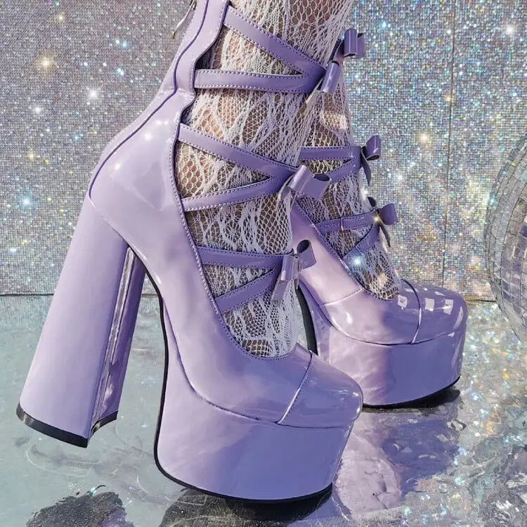 Baddie babydoll heels - footwear - girly - heels - high heel