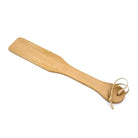 Bamboo Paddle with Heart Accents and Hanging Rope - paddle