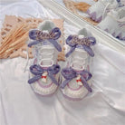 Barbie Harajuku Purple and White Lolita Sneakers - Cosparty