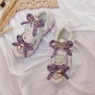 Barbie Harajuku Purple and White Lolita Sneakers - Cosparty