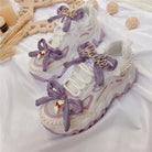 Barbie Harajuku Purple and White Lolita Sneakers - shoes