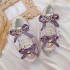 Barbie Harajuku Purple and White Lolita Sneakers - Cosparty