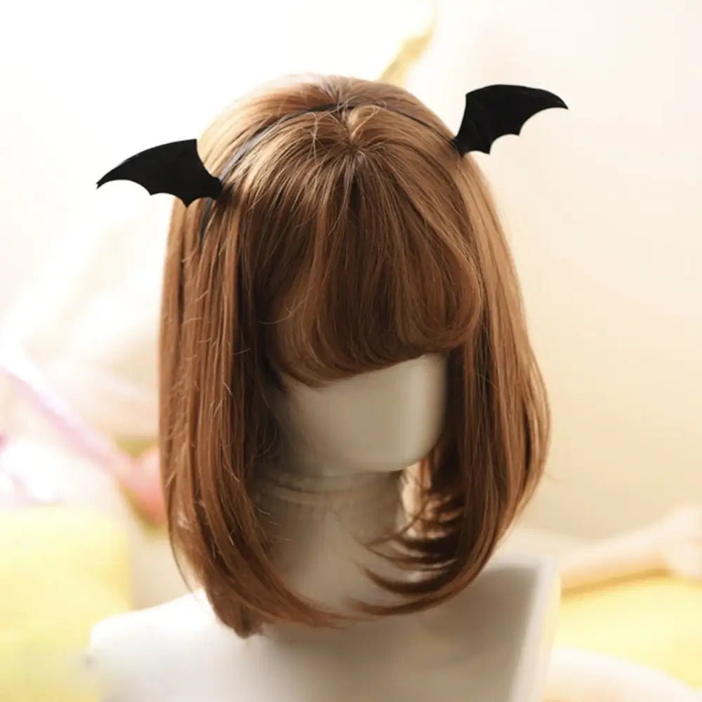 Bat Wing Hair Clips and Headbands in Soft Plush Fabric - Cosparty