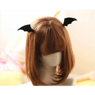 Bat Wing Hair Clips and Headbands in Soft Plush Fabric - hair accessory