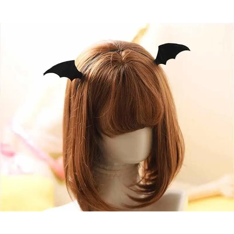 Bat Wing Hair Clips and Headbands in Soft Plush Fabric - hair accessory