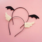 Bat Wing Hair Clips and Headbands in Soft Plush Fabric - hair accessory