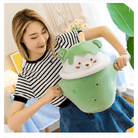 Beary Boba Plush Toys in Strawberry, Pineapple, and Avocado Flavors - Cosparty