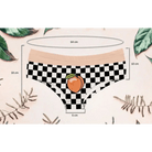 Beautiful Checkerboard Peach Panties for Kawaii Babes - Cosparty
