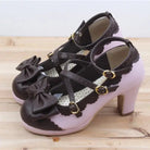 Beautiful Sweet Lolita Heels with Pearls and Bows - Cosparty