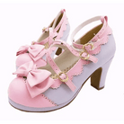 Beautiful Sweet Lolita Heels with Pearls and Bows - Cosparty