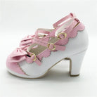 Beautiful Sweet Lolita Heels with Pearls and Bows - Cosparty