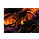 Black and Orange Halloween Lingerie Set for Spooky Cospartys - Cosparty