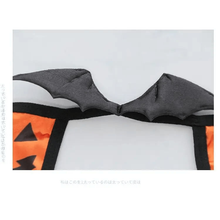 Black and Orange Pumpkin Lingerie Set for Halloween Inspired Looks - Cosparty