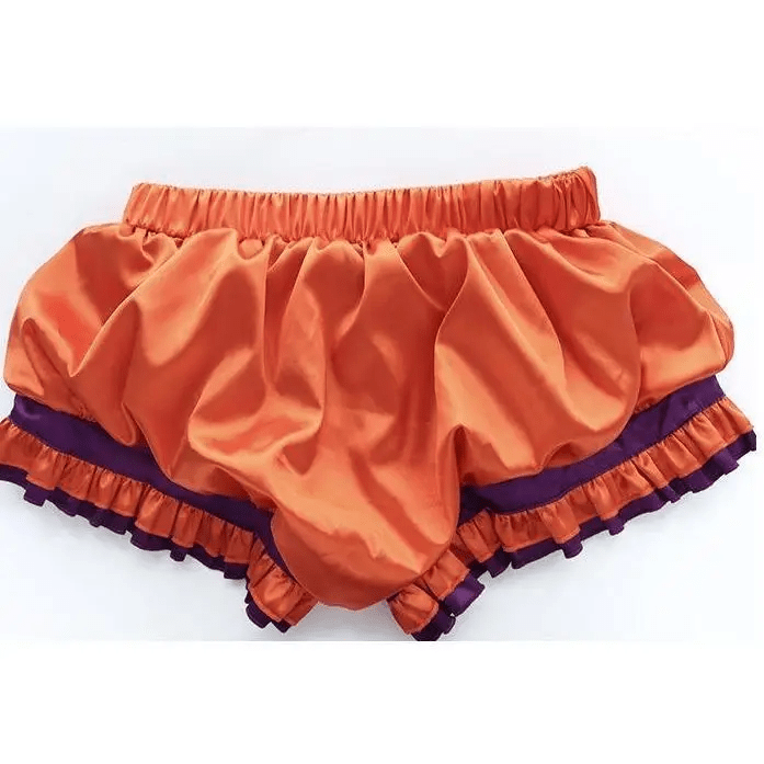 Black and Purple Bat Ruffled Lingerie Set for Halloween - Cosparty