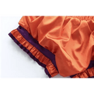 Black and Purple Bat Ruffled Lingerie Set for Halloween - Cosparty