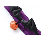 Black and Purple Bat Ruffled Lingerie Set for Halloween - Cosparty