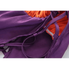 Black and Purple Bat Ruffled Monokin Bodysuit for Halloween - Cosparty